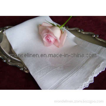 Pure Linen Embroidery Handkerchief (HC-001)